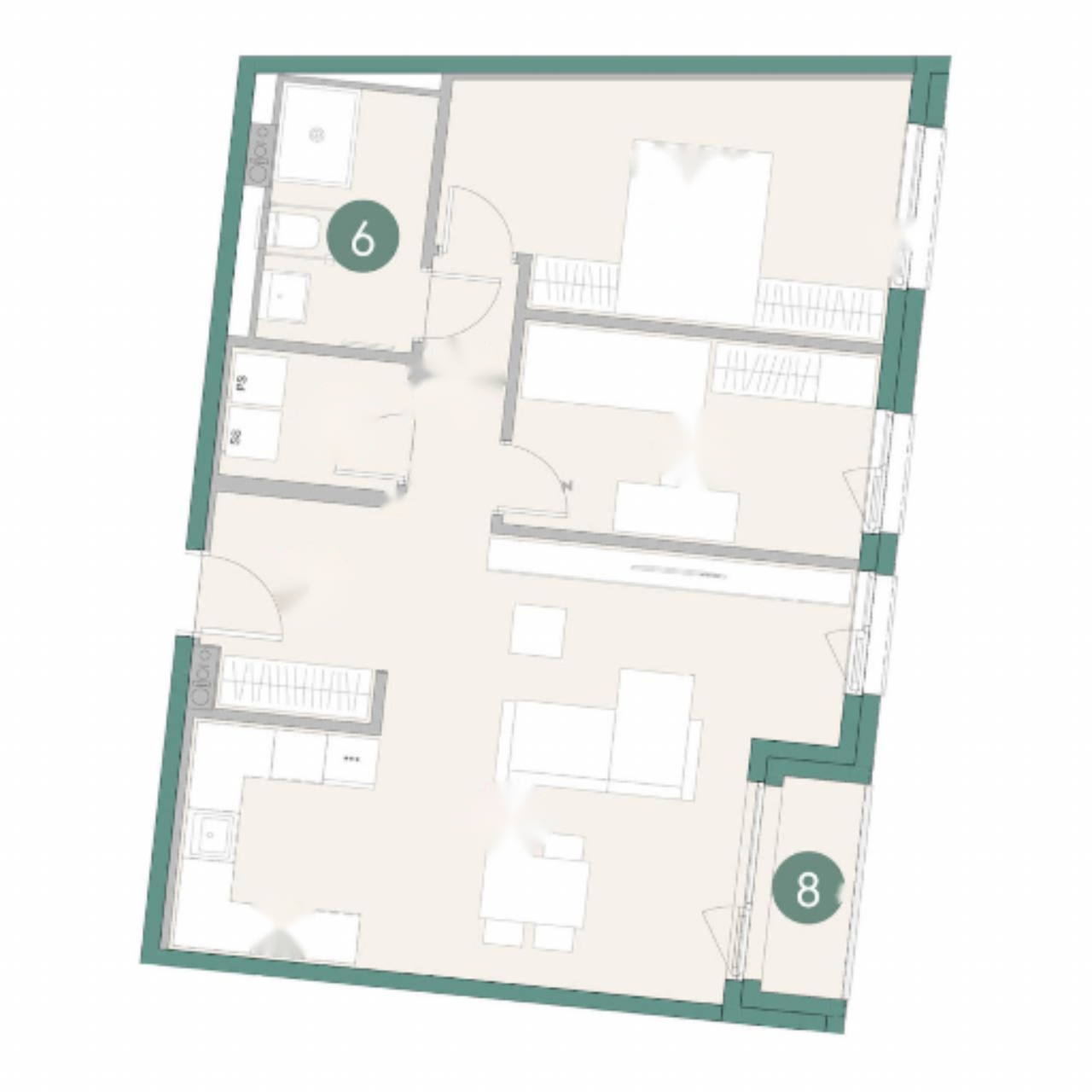 Flat in Ljubljana, Slovenia, 79 m² - picture 5