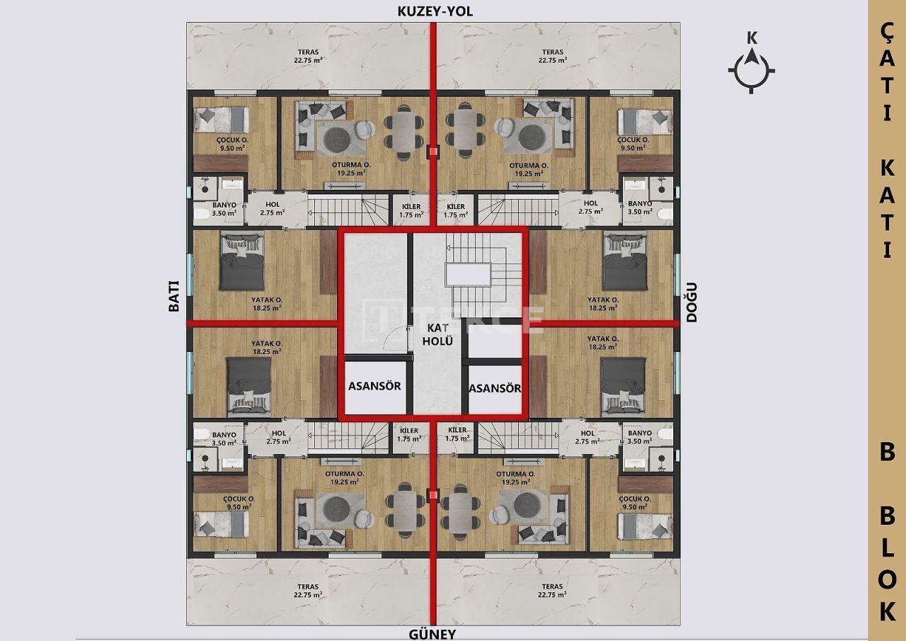 Penthouse in Antalya, Türkei, 200 m² - Foto 14