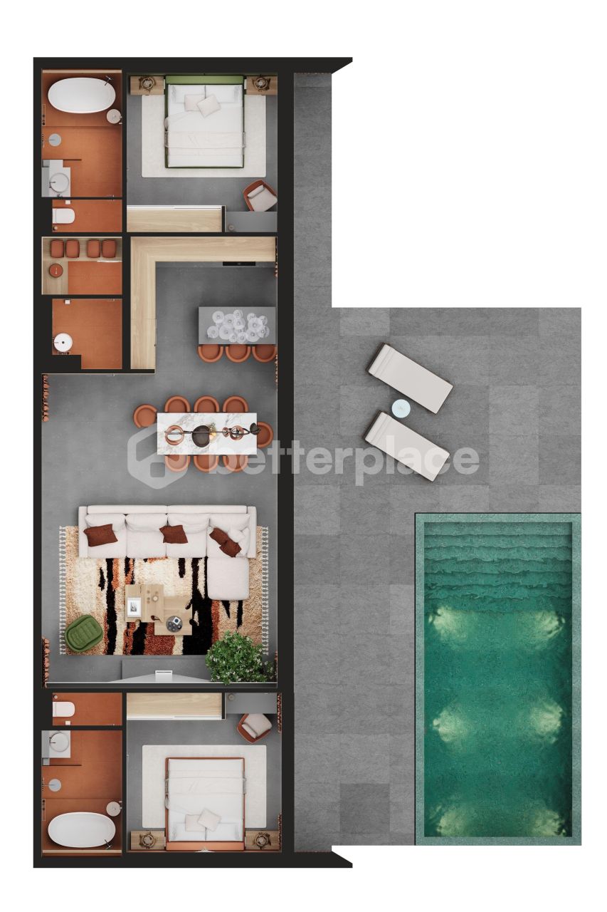 Villa a Ubud, Indonesia, 140 m² - foto 15