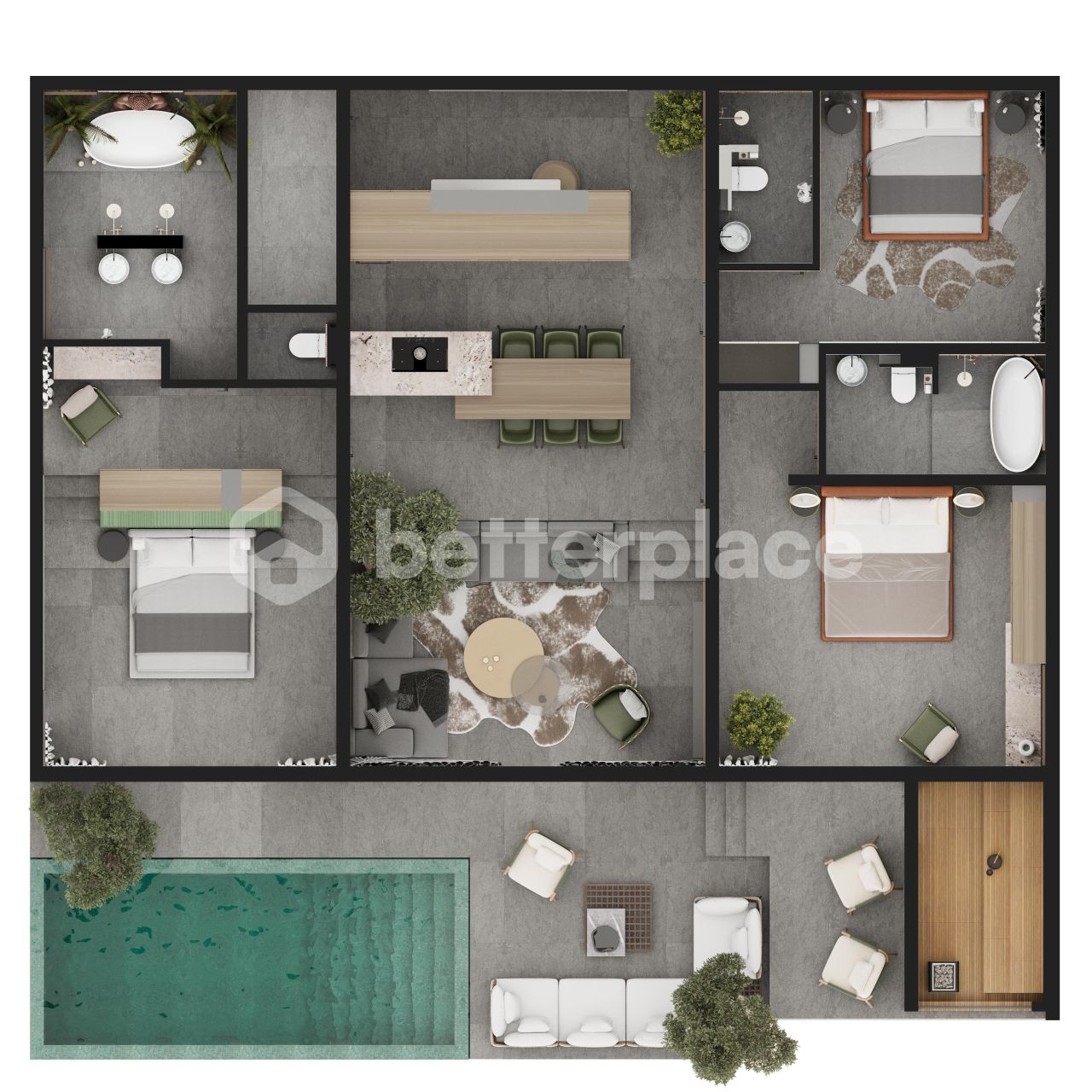 Villa en Ubud, Indonesia, 210 m² - imagen 18