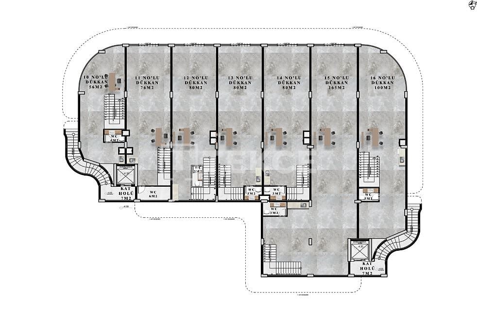 Bureau à Alanya, Turquie, 123 m² - image 11