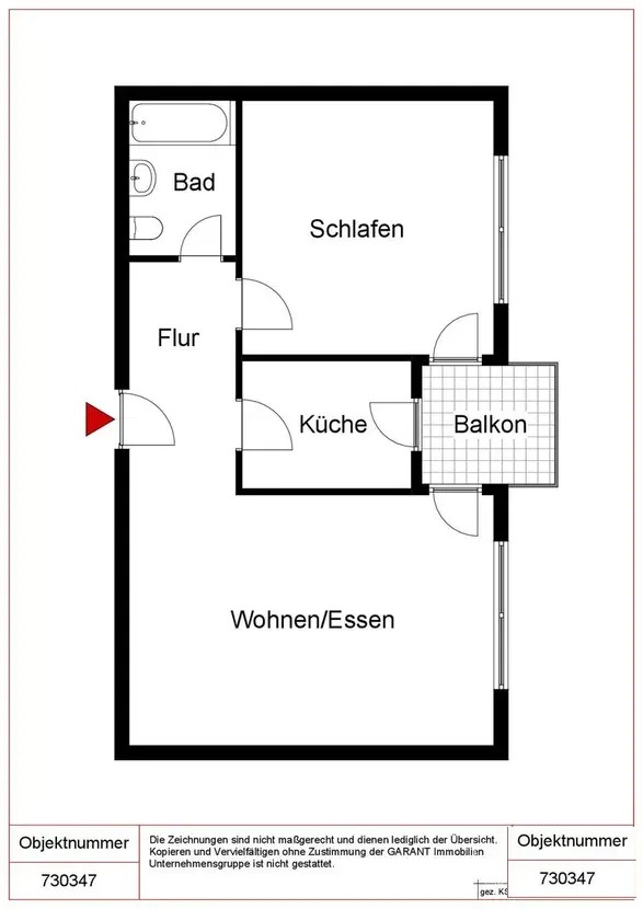 Apartment in Frankfurt-am-Main, Germany, 57 m² - picture 3
