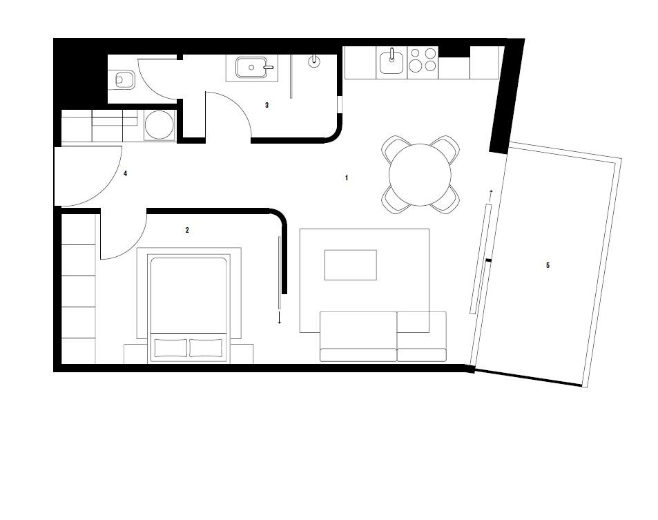 Apartment in Frankfurt am Main, Deutschland, 51 m² - Foto 7