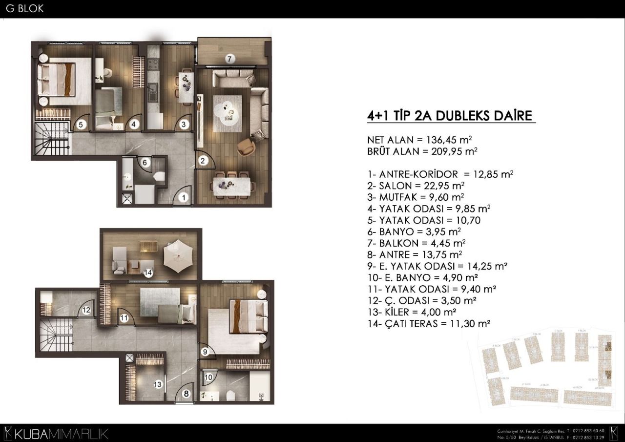 Apartamento en Estambul, Turquia, 120 m² - imagen 9