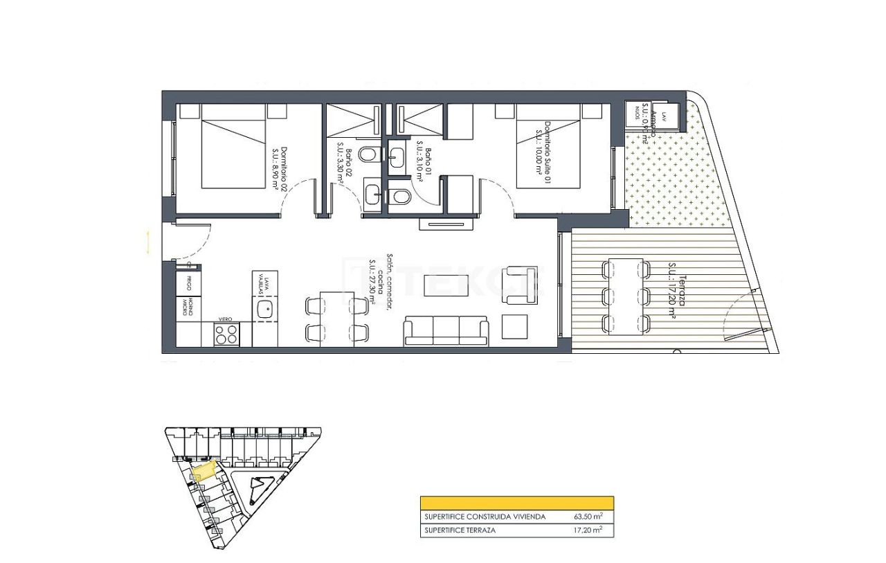 Penthouse à San Fulgencio, Espagne, 206 m² - image 13