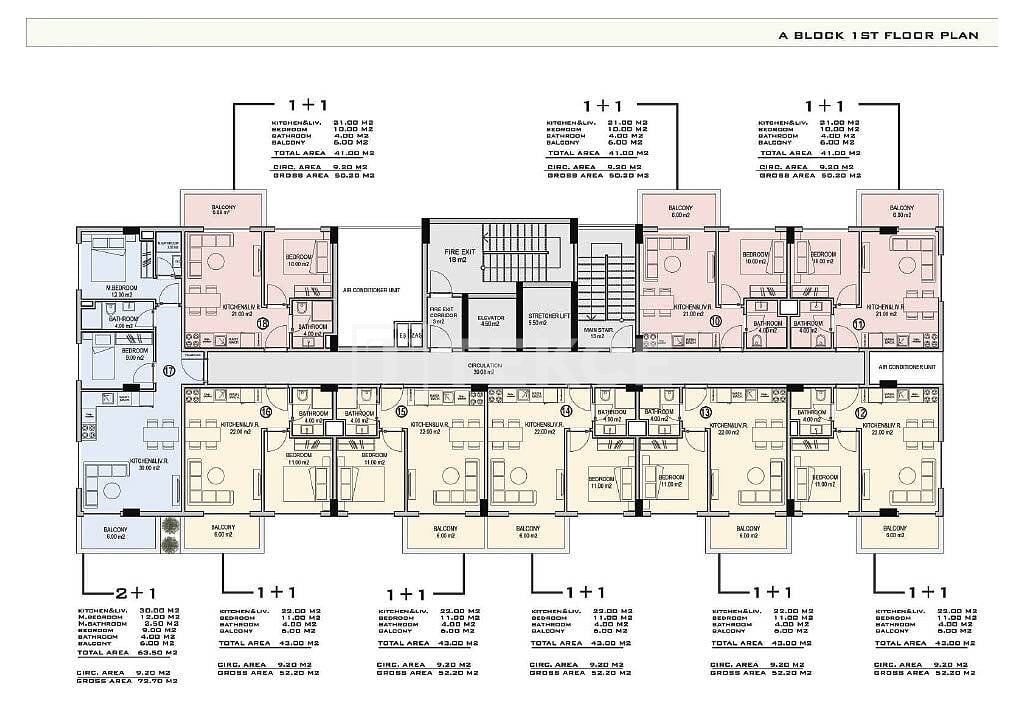Attico a Alanya, Turchia, 115 m² - foto 15