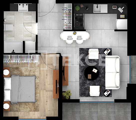 Apartment in Kyrenia, Cyprus, 60 m² - picture 16