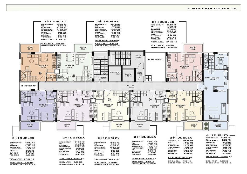 Attico a Alanya, Turchia, 115 m² - foto 19