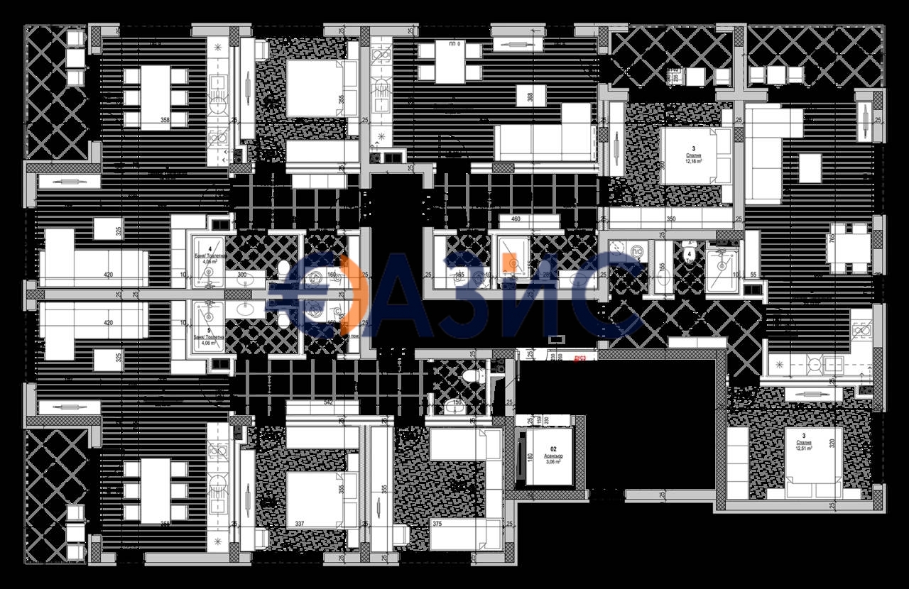 Appartamenti a Nesebăr, Bulgaria, 79.2 m² - foto 18