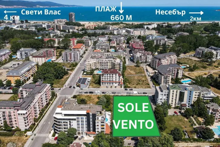 Appartamento a Spiaggia assolata, Bulgaria, 57 m² - foto 9