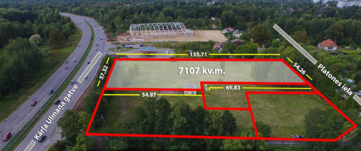 Grundstück in Riga, Lettland, 14 385 m² - Foto 1
