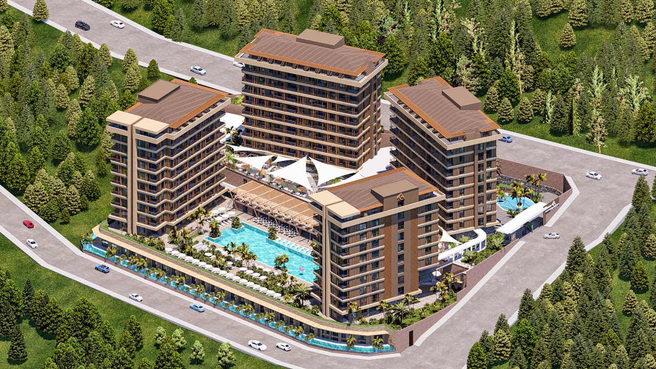 Appartement à Okurcalar, Turquie, 57 m² - image 11