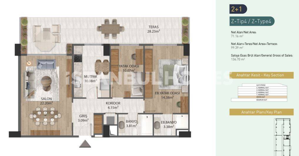 Apartment in Eyup, Turkey, 286 m² - picture 16