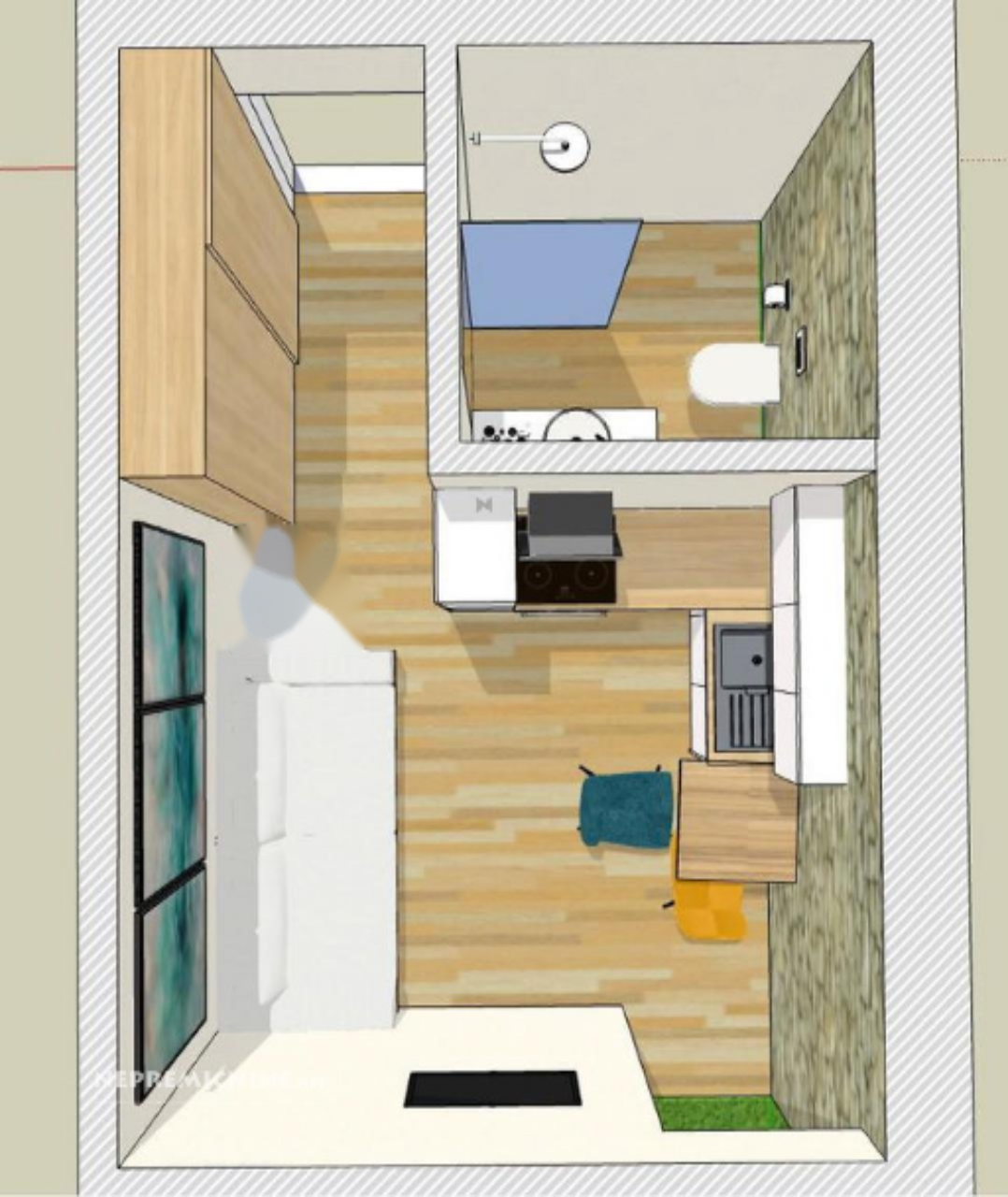 Appartement à Izola, Slovénie, 23 m² - image 5