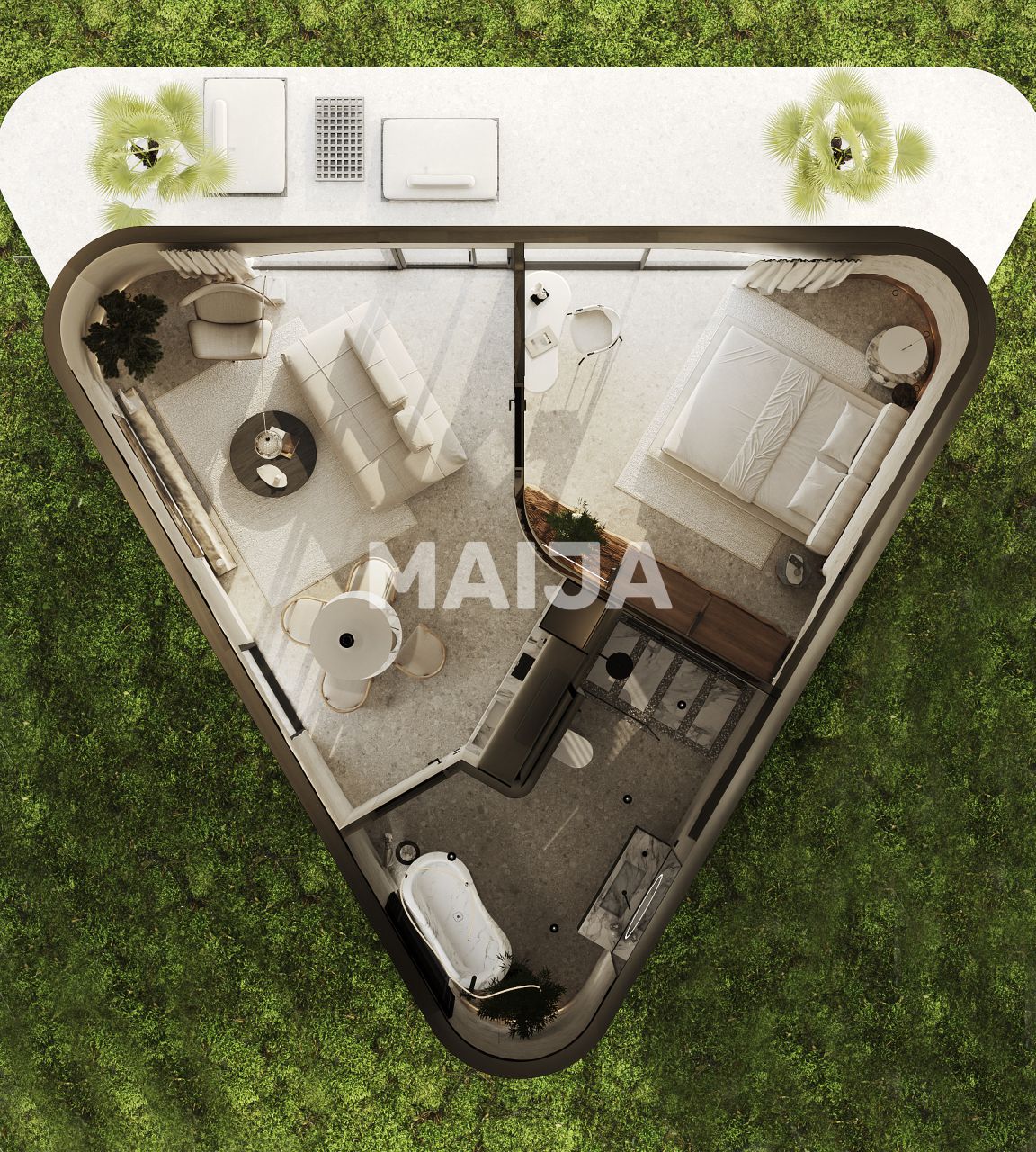 Villa à Bukit, Indonésie, 45 m² - image 2