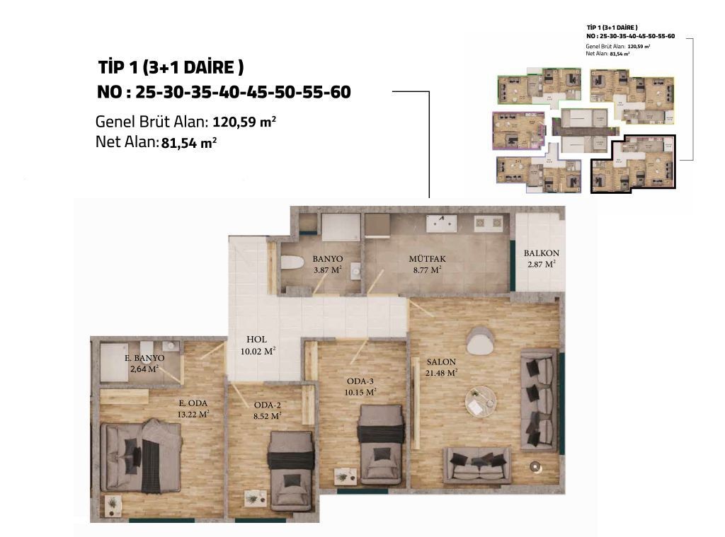 Flat in Istanbul, Turkey, 165 m² - picture 11