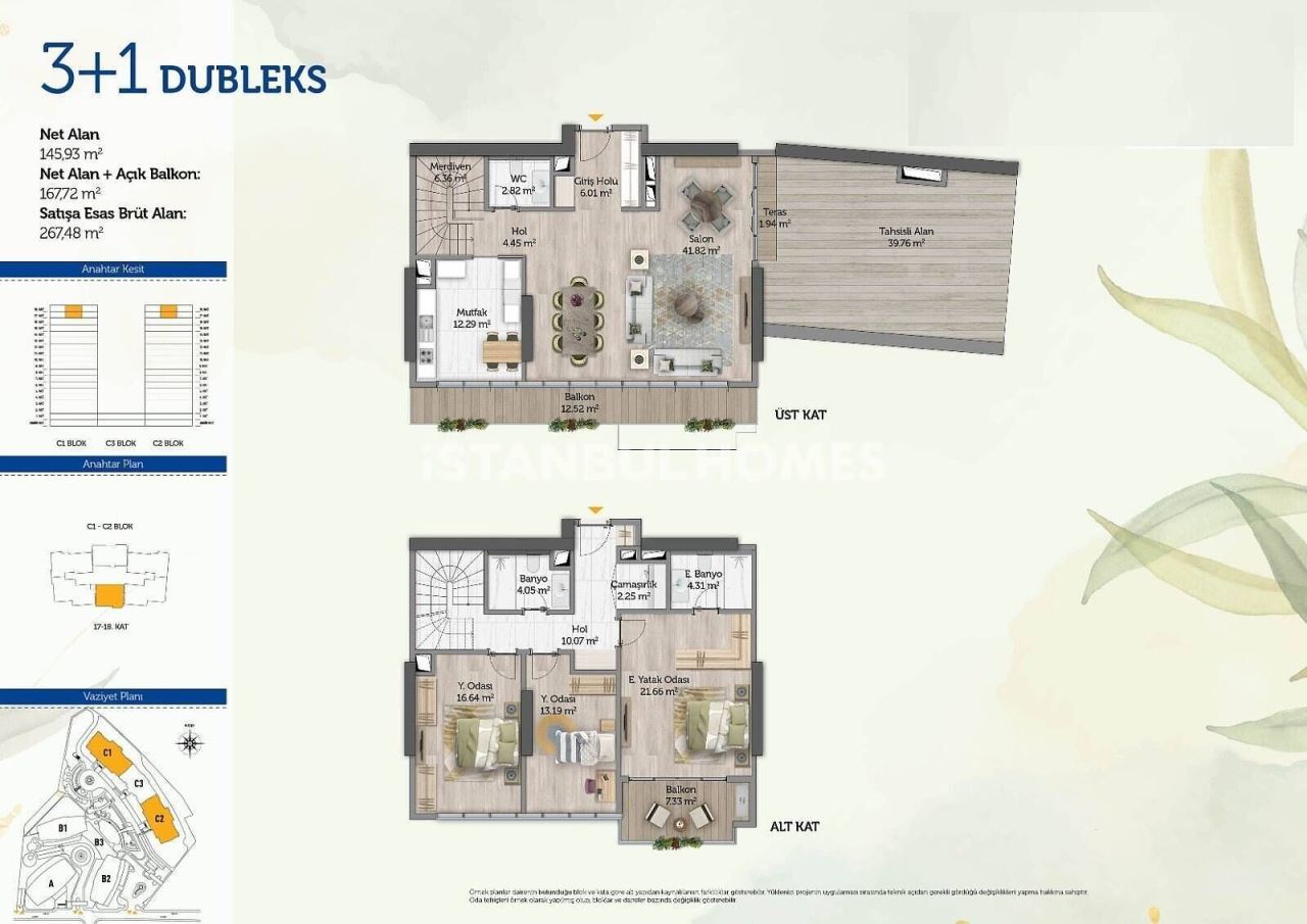 Appartamenti a Istanbul, Turchia, 181 m² - foto 18