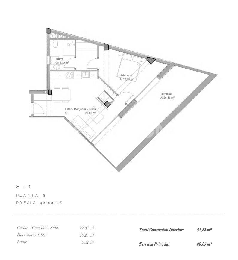 Apartment in Barcelona, Spanien, 61 m² - Foto 17