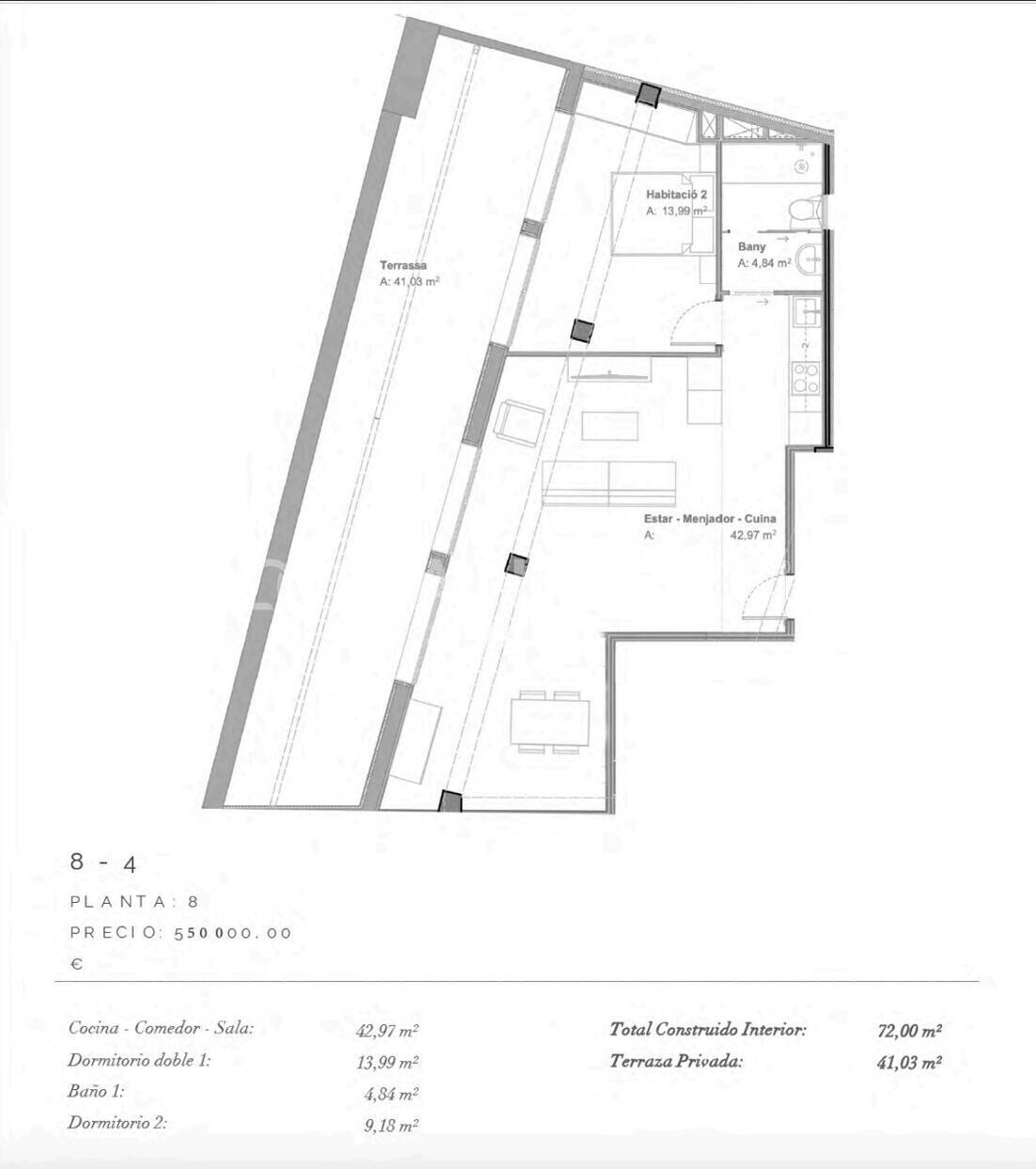 Apartment in Barcelona, Spanien, 61 m² - Foto 19