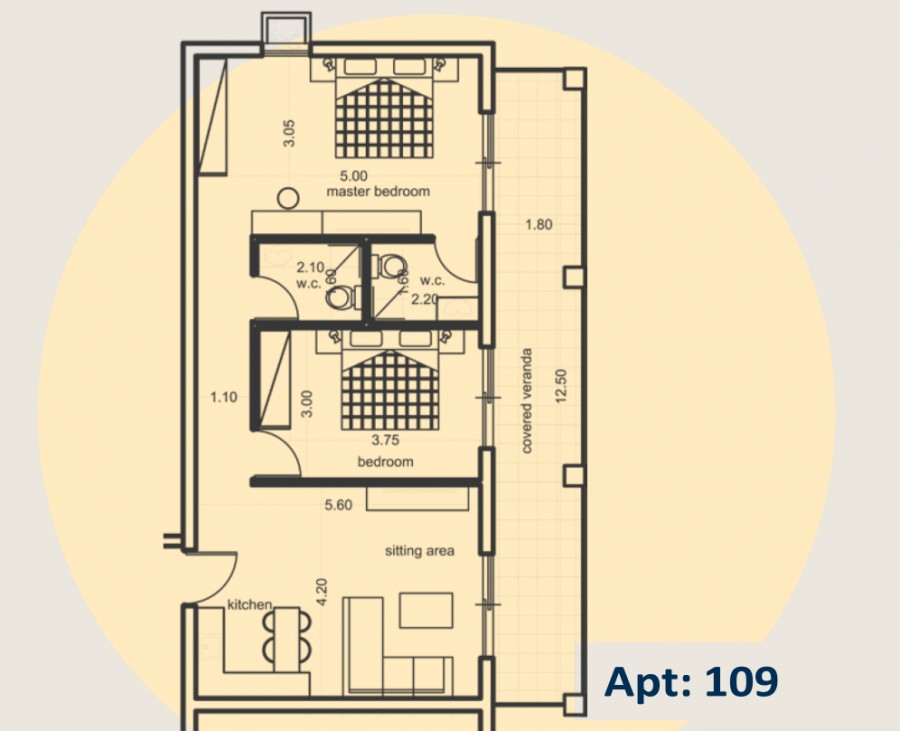 Appartement à Limassol, Chypre, 103 m² - image 6