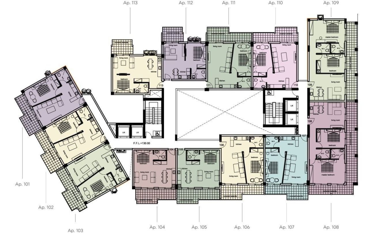 Appartamenti a Limassol, Cipro, 68 m² - foto 8