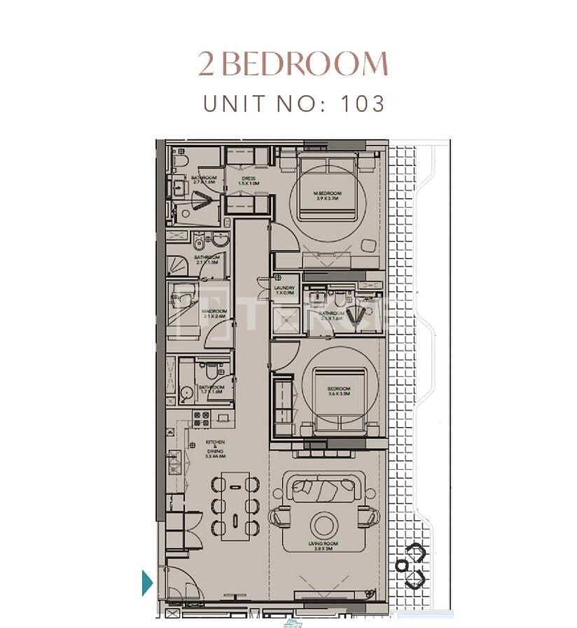 Appartamenti a Dubai, EAU, 140 m² - foto 12