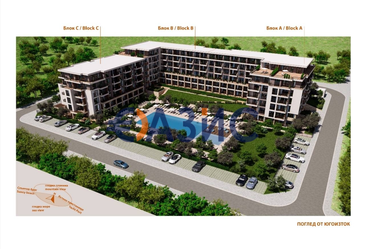 Apartment in Sveti Vlas, Bulgaria, 43.2 m² - picture 12