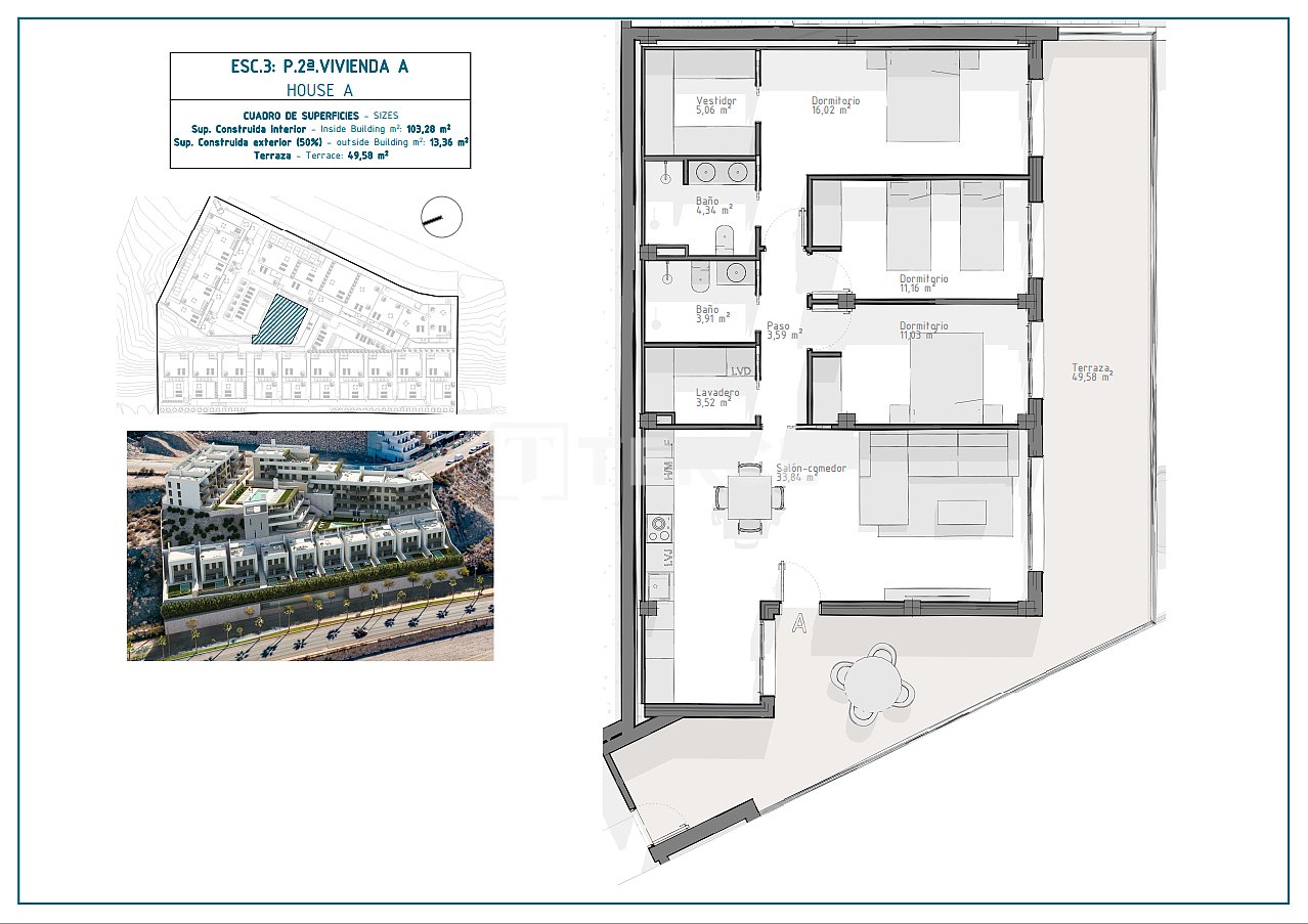 Penthouse in Aguilas, Spain, 78 m² - picture 11
