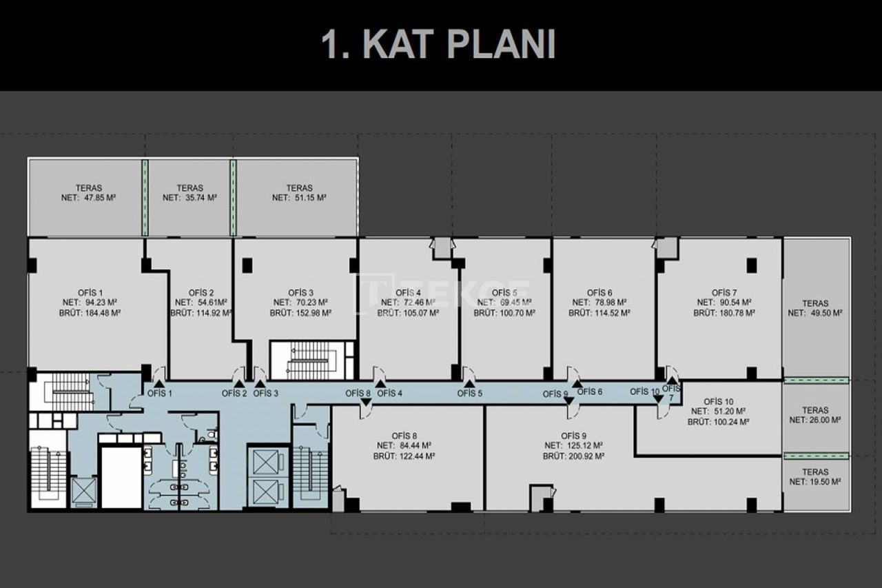 Geschäft in Ataşehir, Türkei, 441 m² - Foto 18