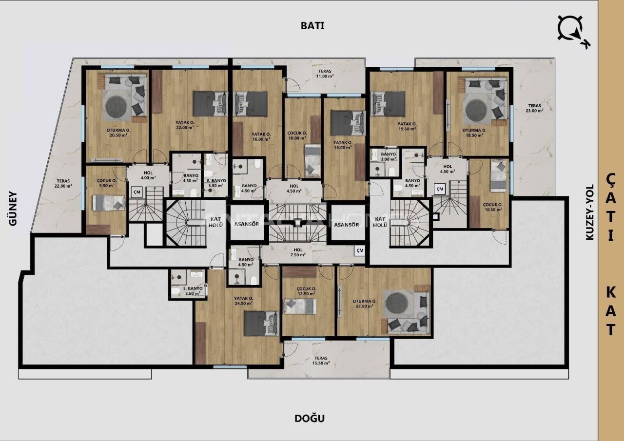 Apartamento en Antalya, Turquia, 92 m² - imagen 9