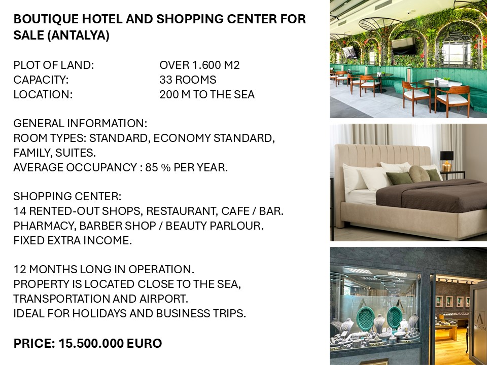 Hotel en Antalya, Turquia, 4 000 m² - imagen 3