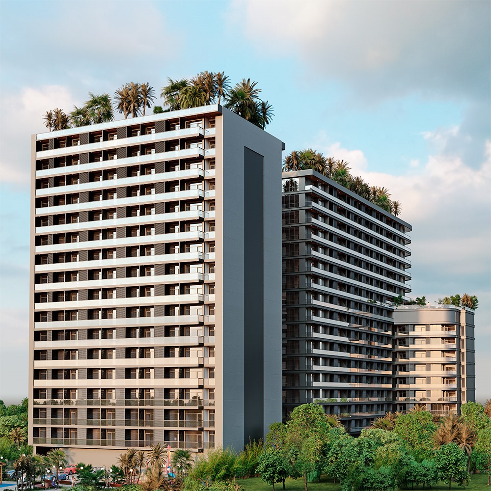 Flat in Batumi, Georgia, 33.4 m² - picture 1