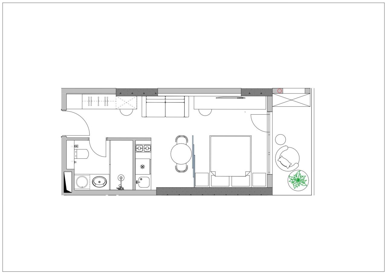 Flat in Batumi, Georgia, 36.98 m² - picture 3