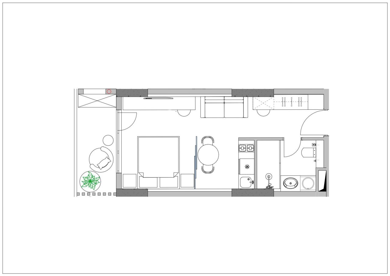 Flat in Batumi, Georgia, 37.05 m² - picture 6