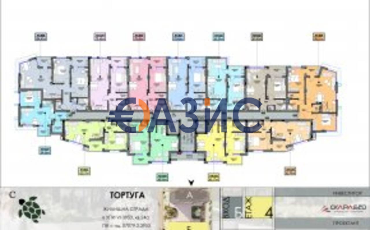 Appartamenti a Burgas, Bulgaria, 62.6 m² - foto 18