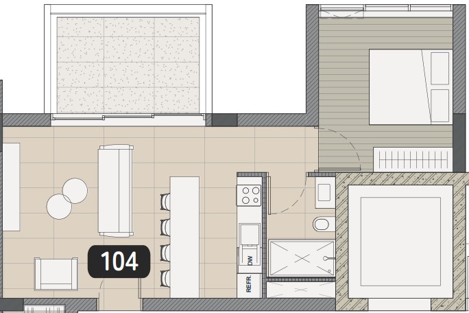 Apartamento en Limasol, Chipre, 61 m² - imagen 9
