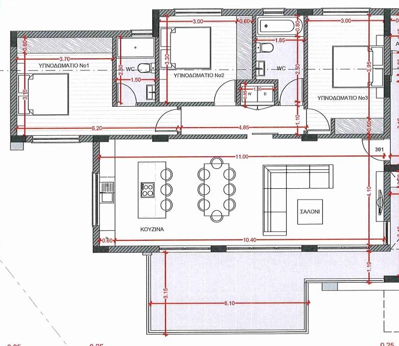 Penthouse in Limassol, Zypern, 138 m² - Foto 17