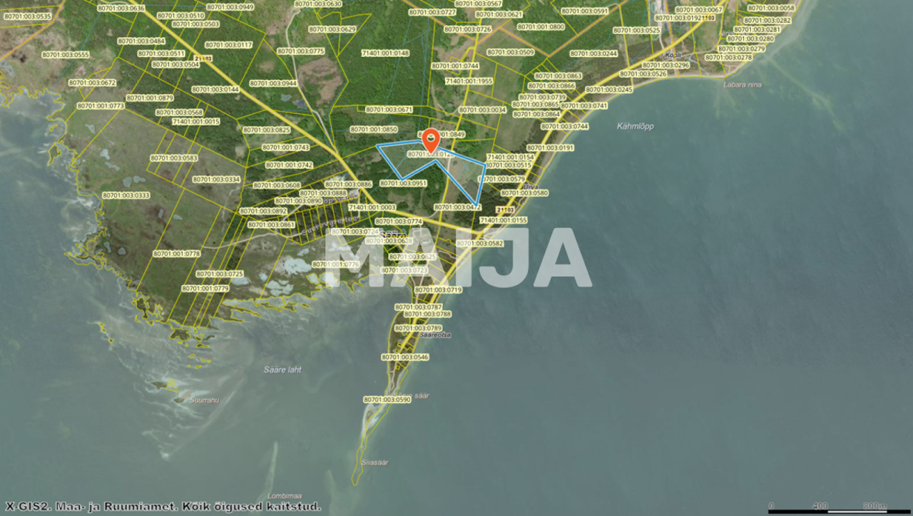 Terreno Sääre küla, Estonia, 124 406 m2 - foto 2