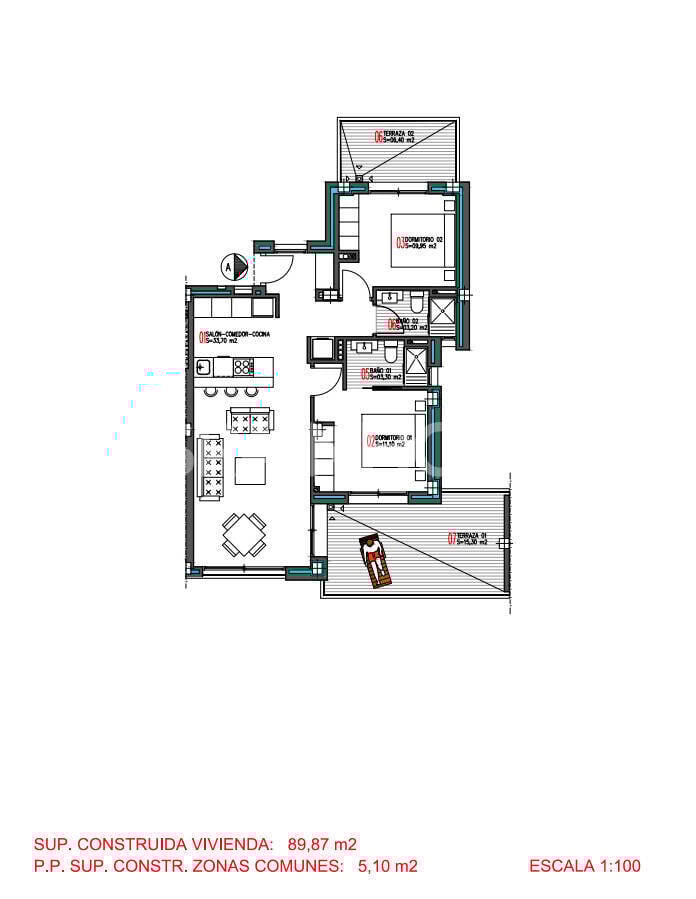 Ático en Torrevieja, España, 87 m² - imagen 8