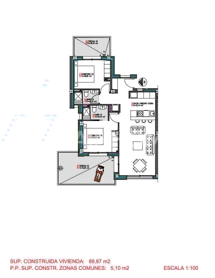 Appartement à Torrevieja, Espagne, 87 m² - image 9