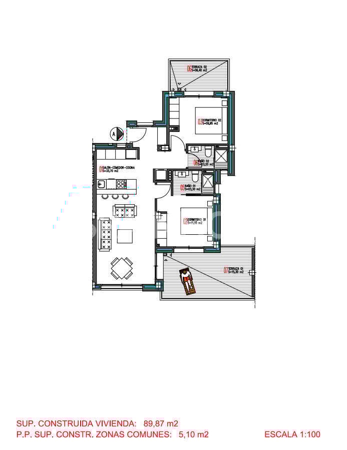 Ático en Torrevieja, España, 87 m² - imagen 10