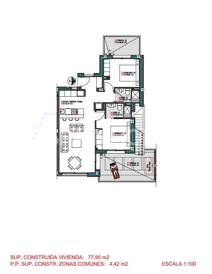 Ático en Torrevieja, España, 87 m² - imagen 12