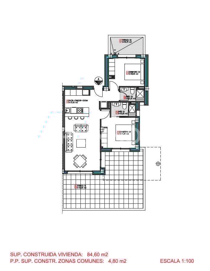 Appartement à Torrevieja, Espagne, 87 m² - image 14
