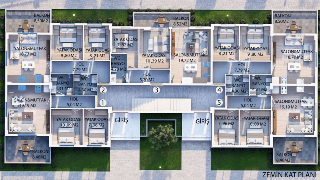 Wohnung in Fethiye, Türkei, 65 m² - Foto 15