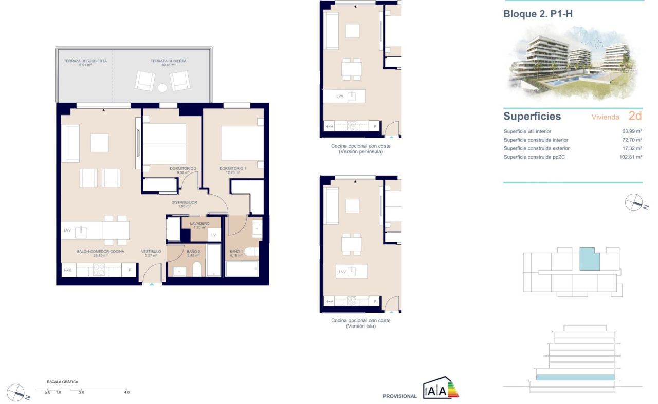 Apartment in Villajoyosa, Spain, 64 m² - picture 15