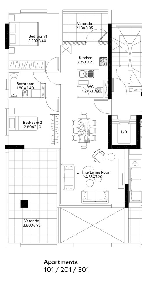 Appartamenti a Limassol, Cipro, 115 m² - foto 17