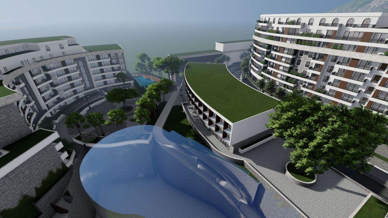 Wohnung in Budva, Montenegro, 49 m² - Foto 1