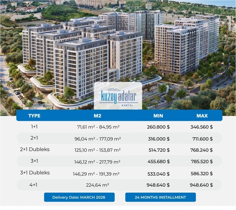 Appartement à Istanbul, Turquie, 71 m² - image 10