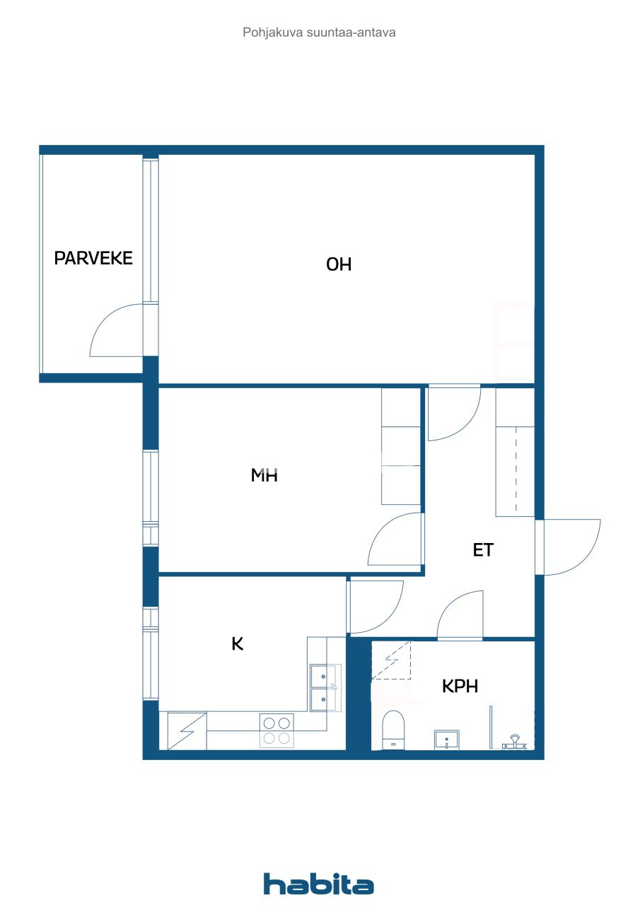 Apartment in Vantaa, Finland, 56 m² - picture 2