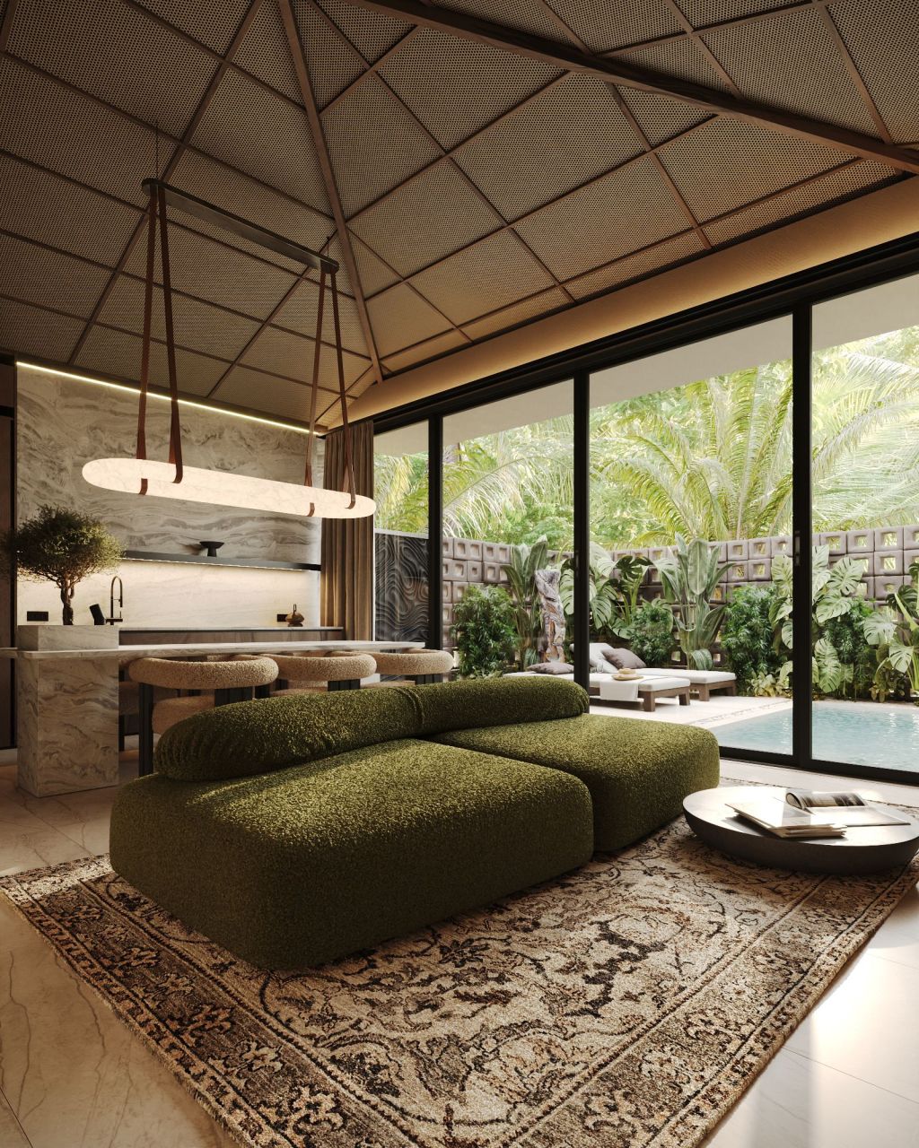 Villa a Ubud, Indonesia, 90 m² - foto 1